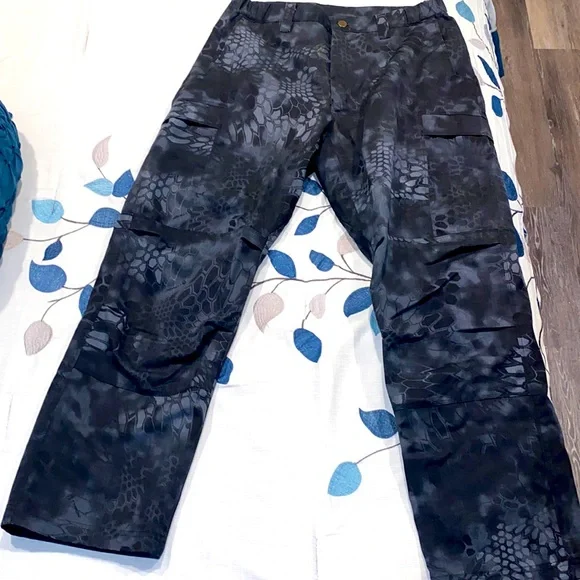 Vertex Black Tactical Camo Pants 34x30 - Picture 1 of 3